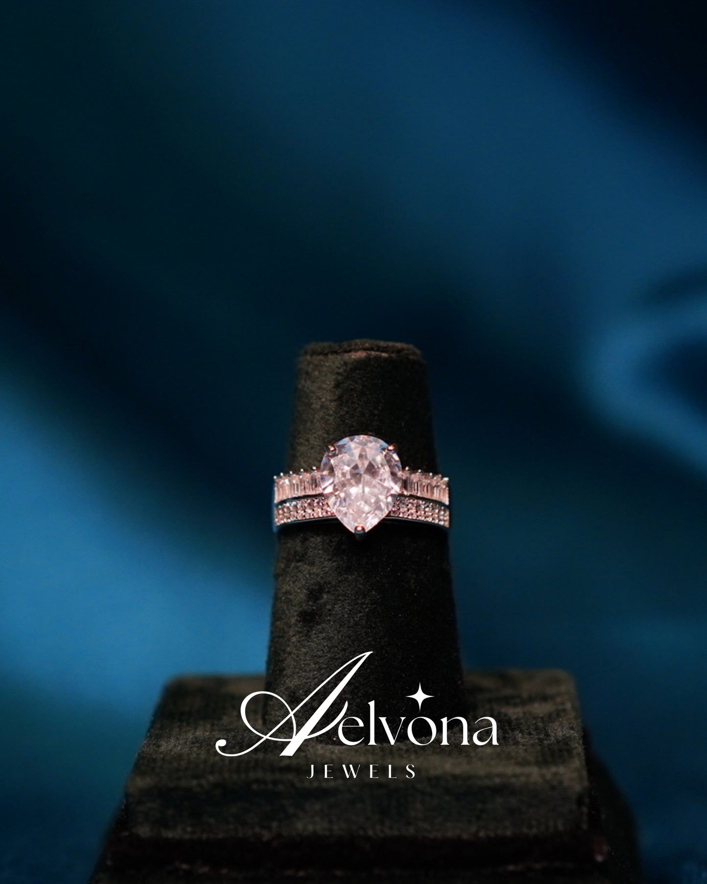 Pear Glow Silver 925 Ring