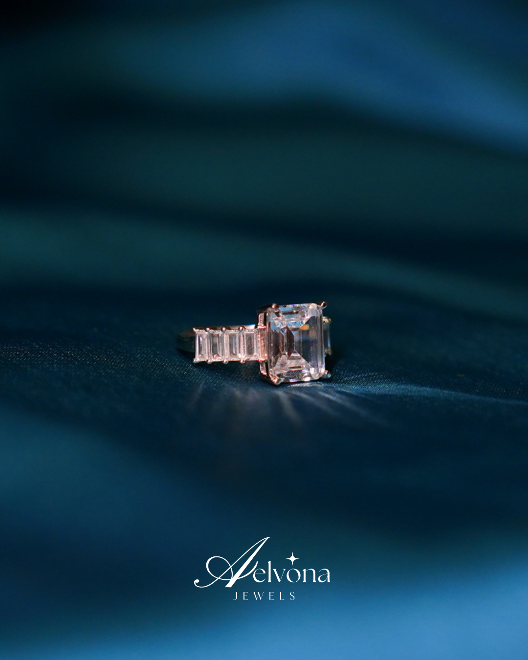 Crystal Axis Silver 925 Ring