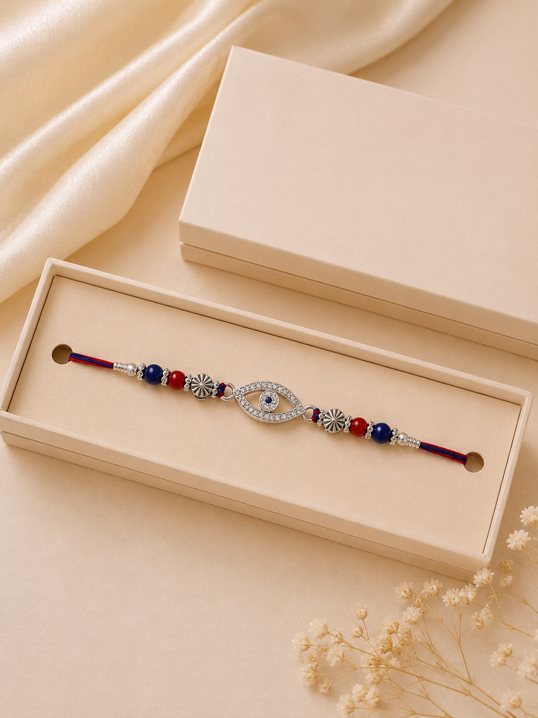 EVIL EYE SMALL SILVER 925 RAKHI