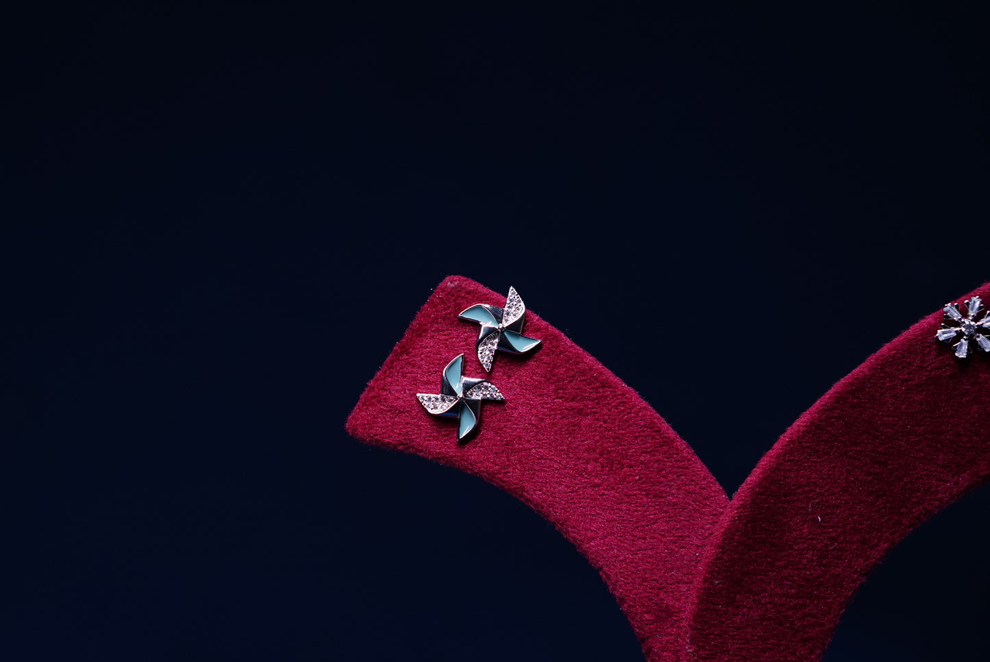 Azure Whirl Silver 925 Studs