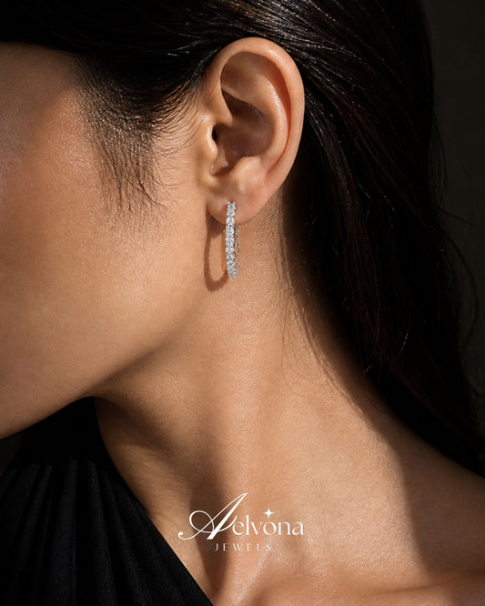 Lumière Silver 925 Hoops