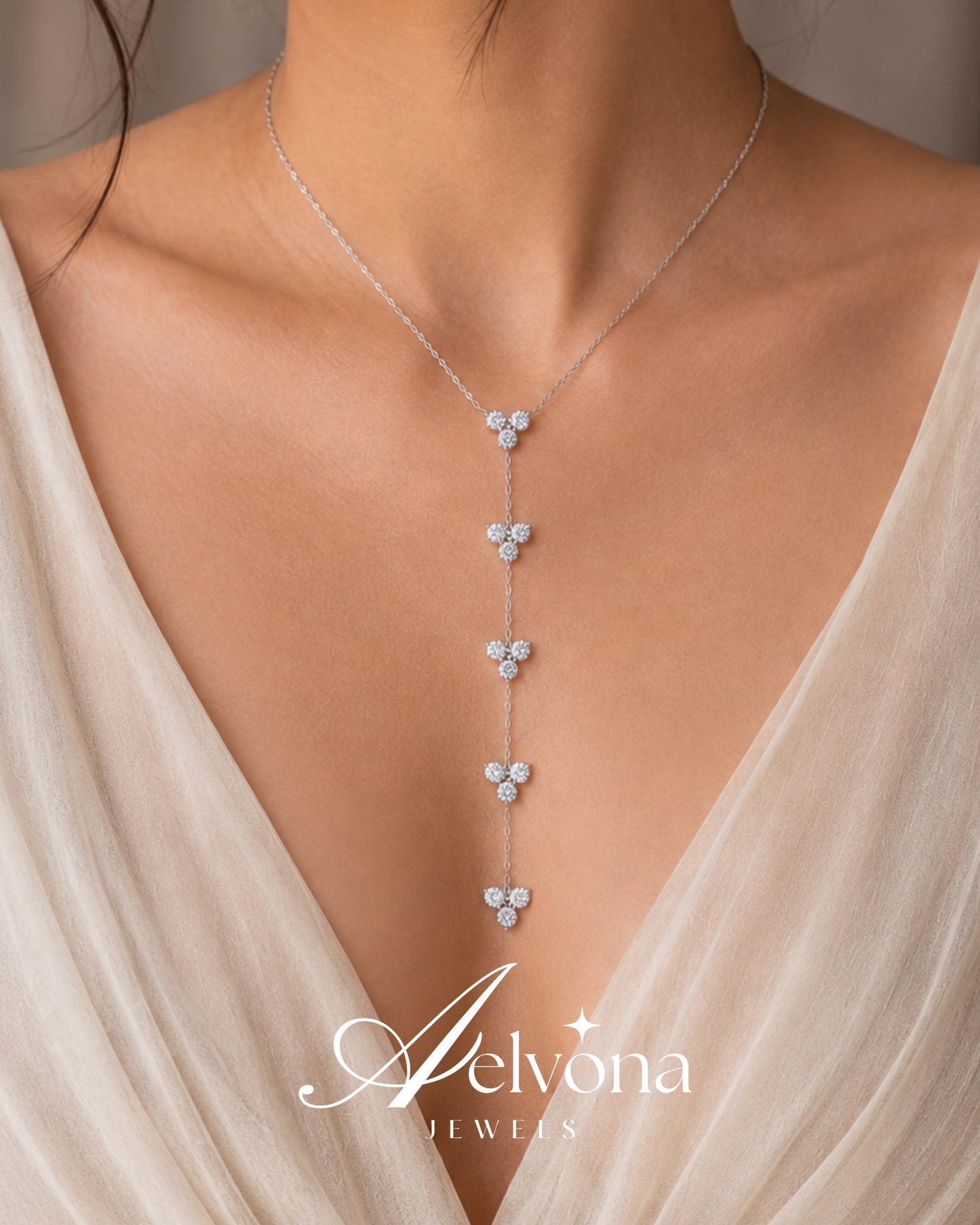 Seraphina Sparkle Silver 925 Necklace