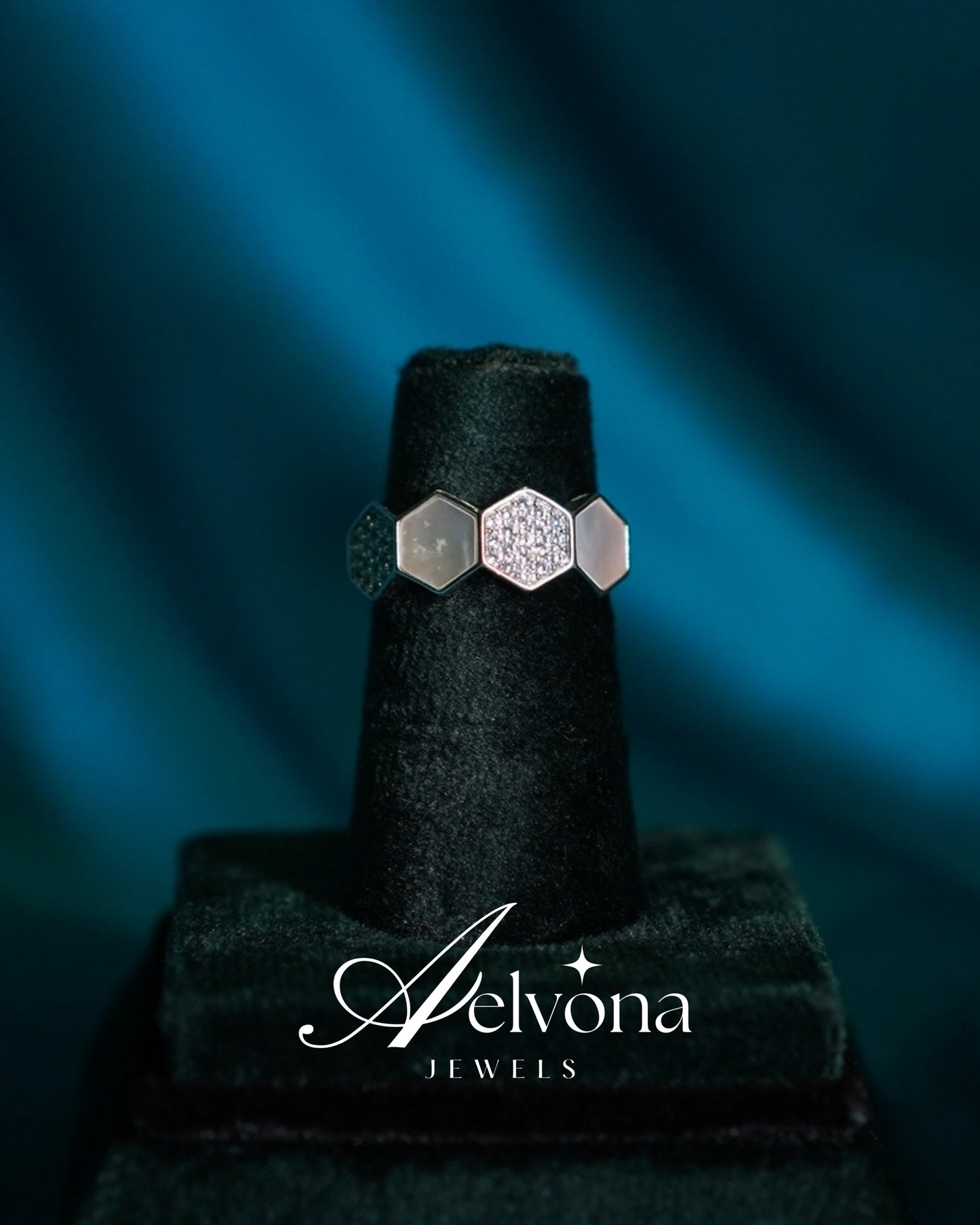 Hexelle Glow Silver 925 Ring