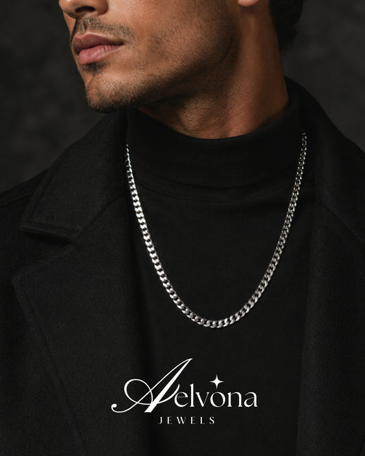 Aurelian Cuban Silver 925 Chain