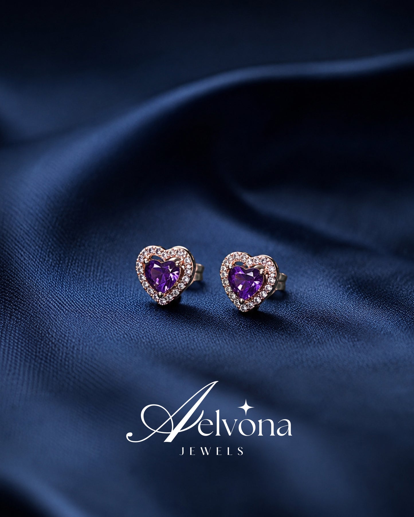 Veloura Heart Silver 925 Studs