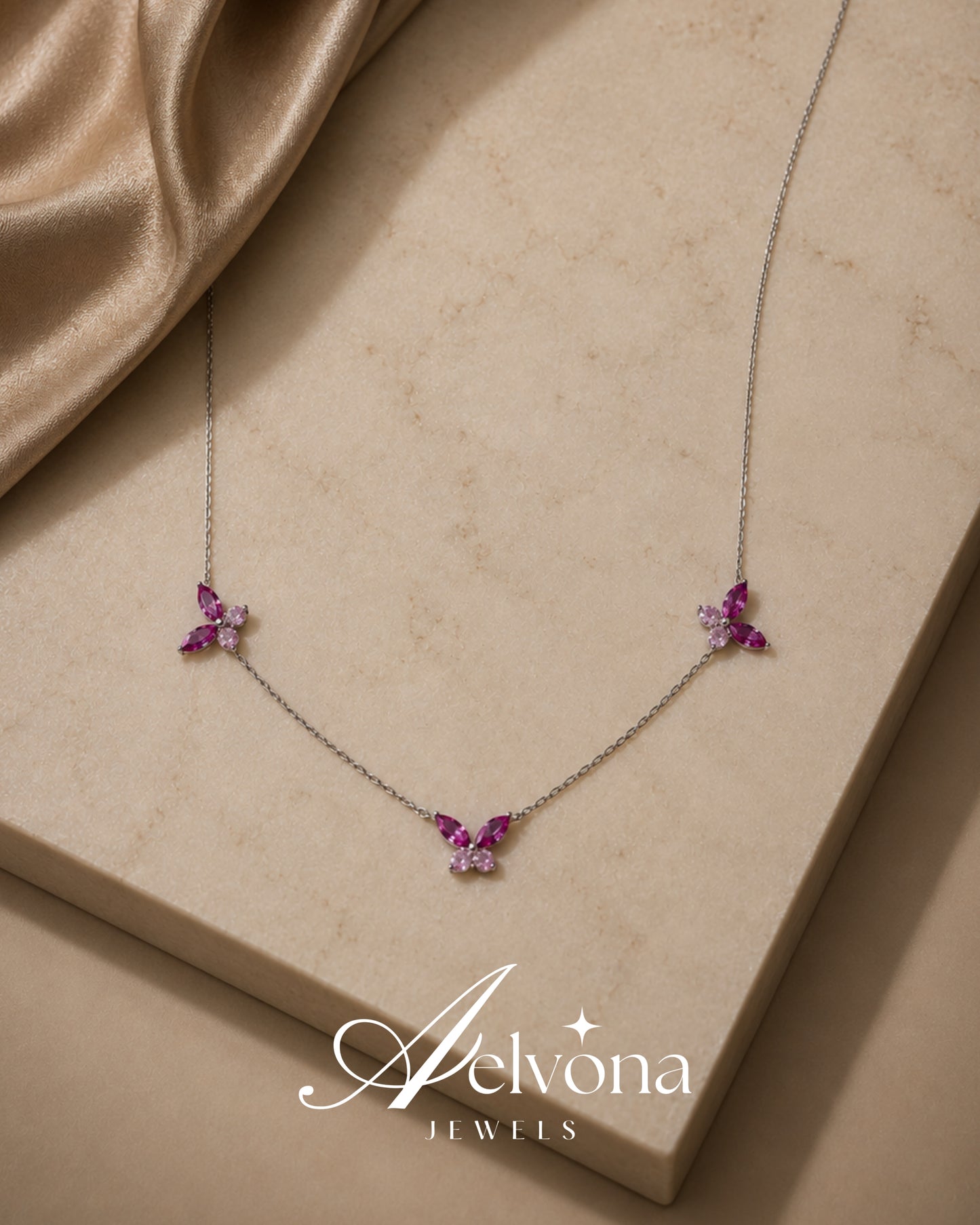 Liliana Butterfly Silver 925 Necklace