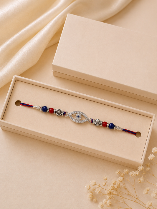 EVIL EYE SMALL SILVER 925 RAKHI